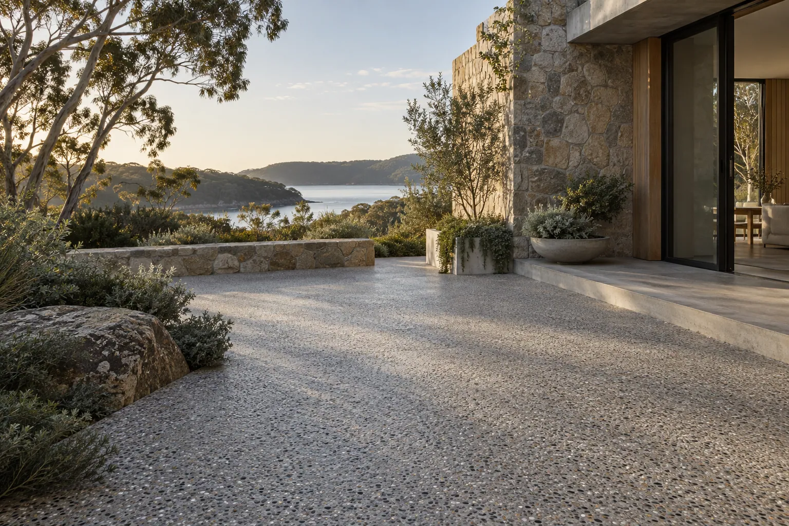 Illustrative concrete sealing project in an Australian setting