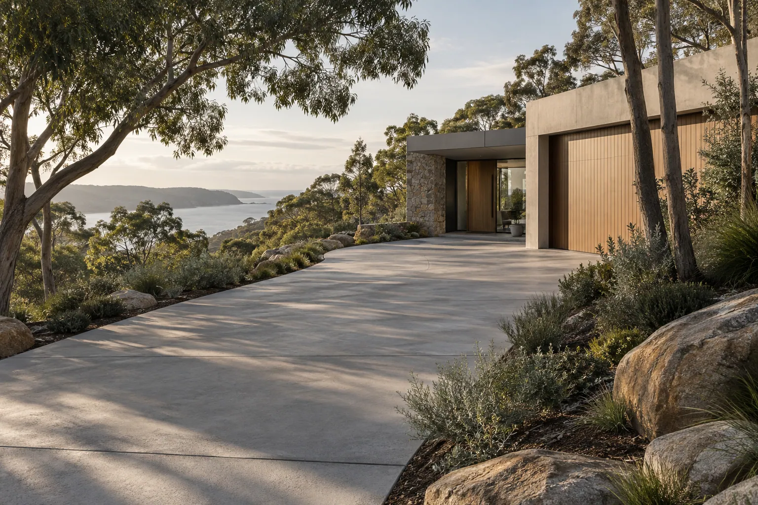 Illustrative concrete project setting for Gosford enquiries